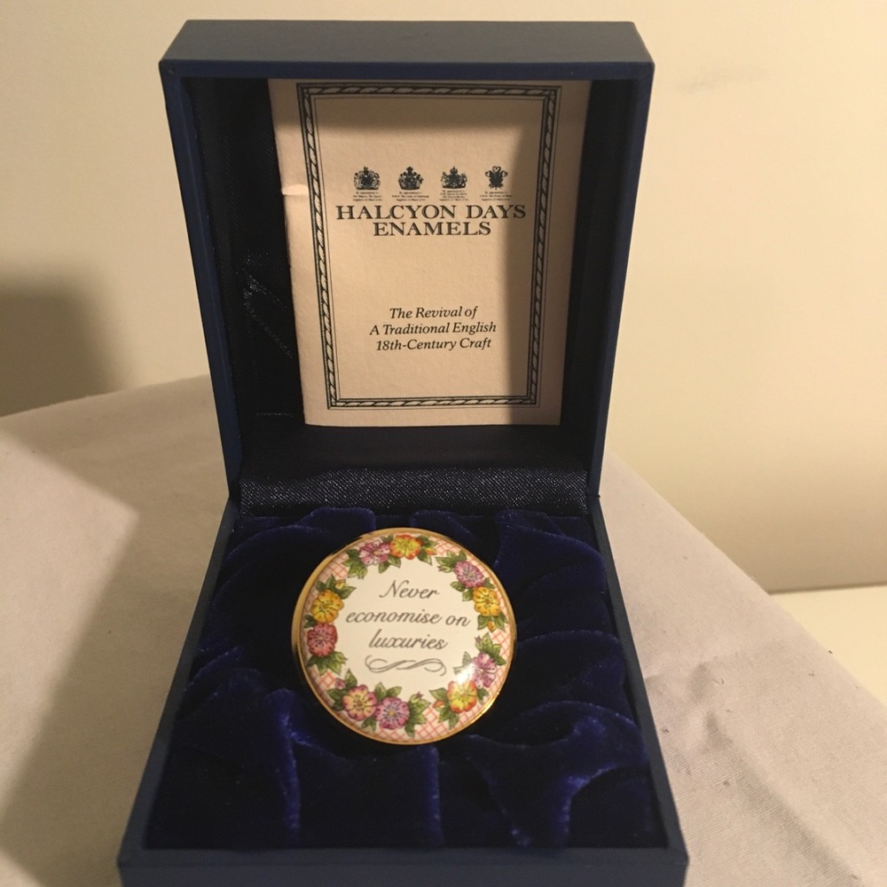 Halcyon Days Enamel Box